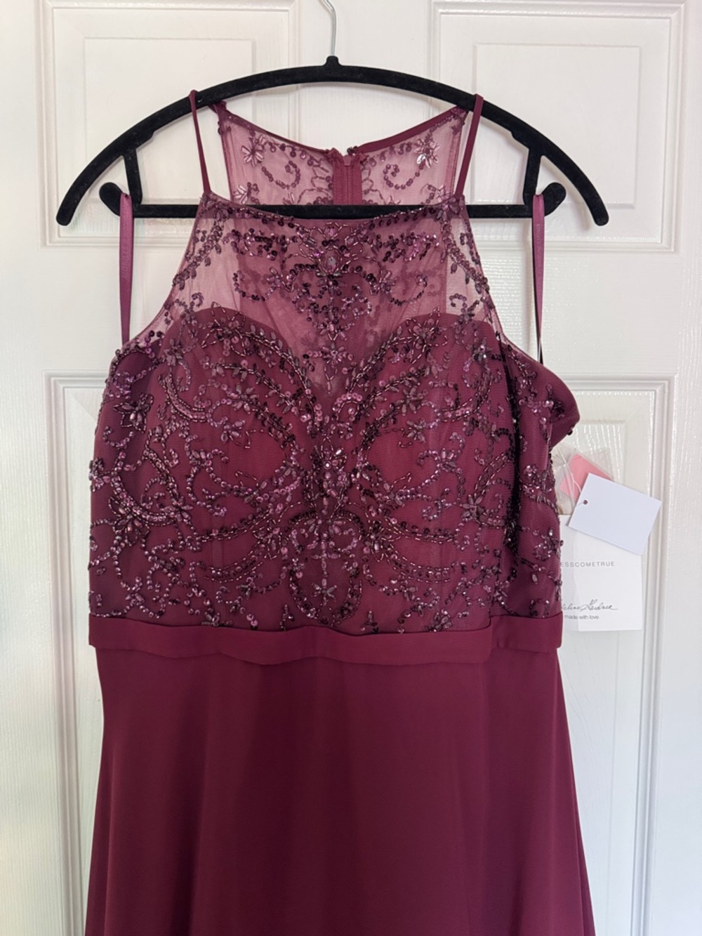 NWT Morilee Bridesmaid Dress. Style: 21506 Bordeaux US 18